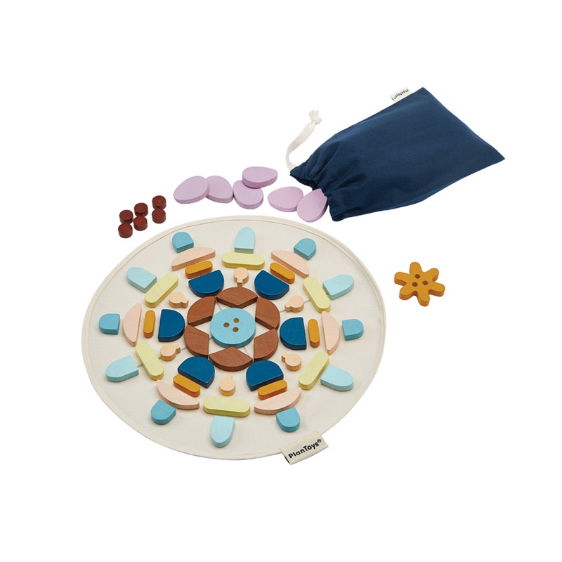PlanToys ของเล่นไม้ 8900 Mandala แมนดาลา เสริมพัฒนาการ สำหรับอายุ 3-99 ปี