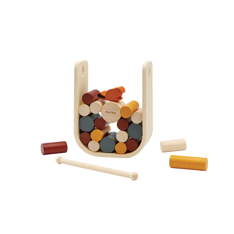PlanToys ของเล่นไม้ 8907 Beaver Tumble เกมช่วยบีเวอร์ เสริมพัฒนาการ สำหรับอายุ 3-99 ปี