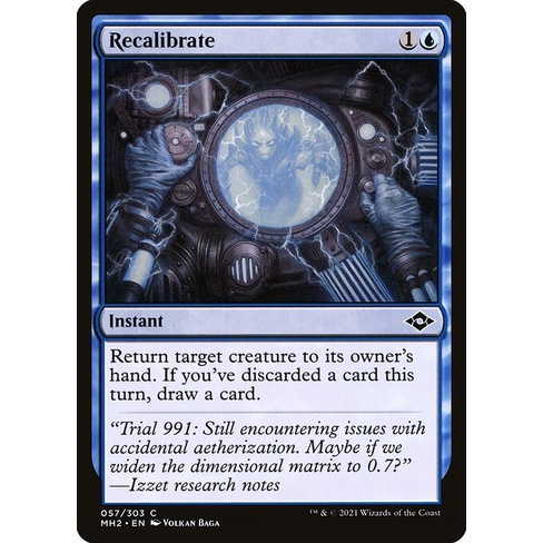 [Modern Horizons 2] - [MH2] - (C) -[Recalibrate] -  [2021]