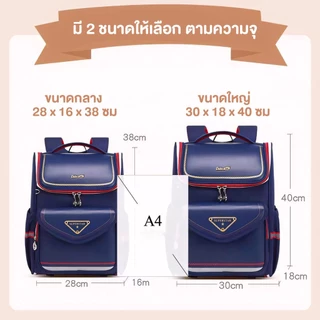 กระเป๋านักเรียนสไตล์อังกฤษ High School Backpack – กระเป๋านักเรียนสุดชิค เบาสบาย ไม่กดไหล่