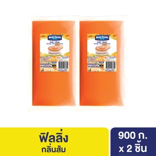 เบสท์ฟู้ดส์ ฟิลลิ่ง กลิ่นส้ม 900 กรัม x2 Best foods Filling …