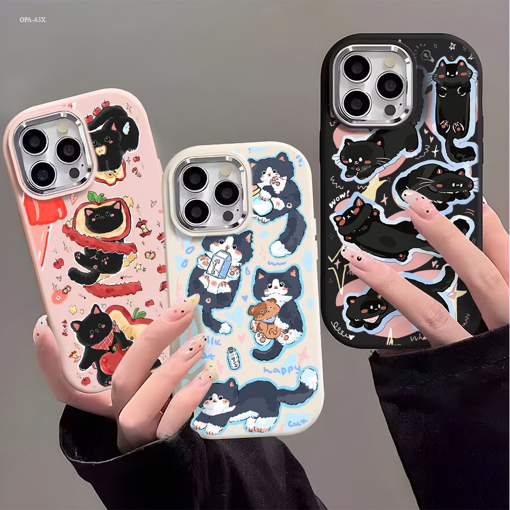 เคส For OPPO A3 A3X A60 A79 Reno 5 7Z 12 12F 13 13F Pro 4G 5G เคสออปโป้ เคสโทรศัพท์ เคสนิ่ม เคสมือถือ Silicone Case PD