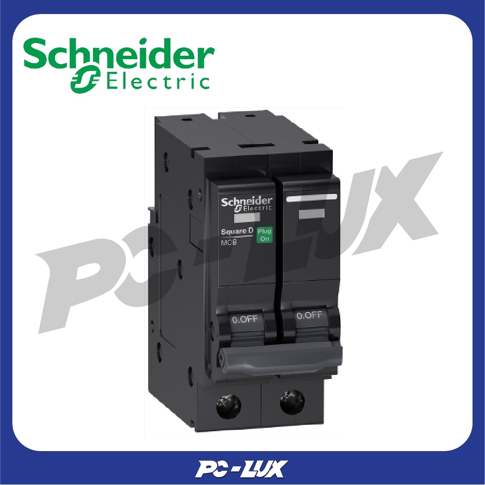 Schneider Electric เมนเซอร์กิตเบรกเกอร์ 2Pole 50A 10kA รุ่น QO250VSC10T