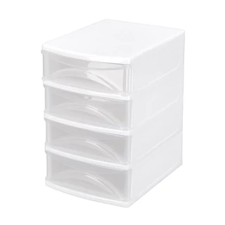 ตู้ลิ้นชักตั้งโต๊ะอเนกประสงค์ 4 ชั้น Micro Box KASSA HOME รุ่น API-1035M4 ขนาด 13 x 17 x 19.3 ซม.