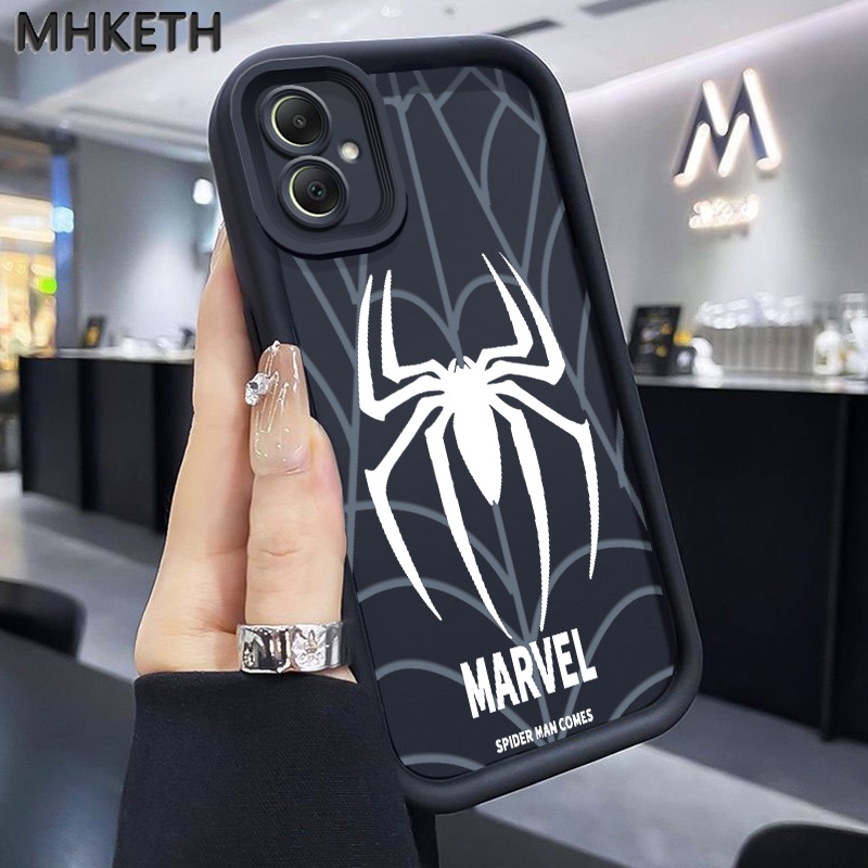 MHKETH เคสสำหรับ Samsung Galaxy A05 M05 F05 A05s A04 M04 F04 A04E A03 A03s A02s M02s F02s เคสสไปเดอร์แมนเคสโทรศัพท์มีลาย