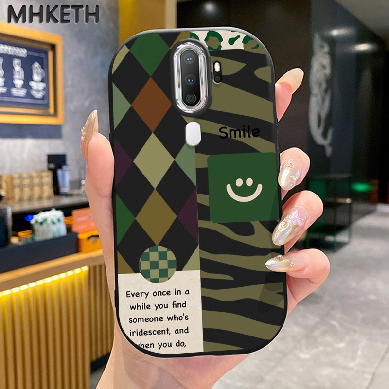 MHKETH เคสสำหรับ OPPO A5 2020 A9 2020 เคสโทรศัพท์แฟชั่นและซิลิโคนออกแบบเอง