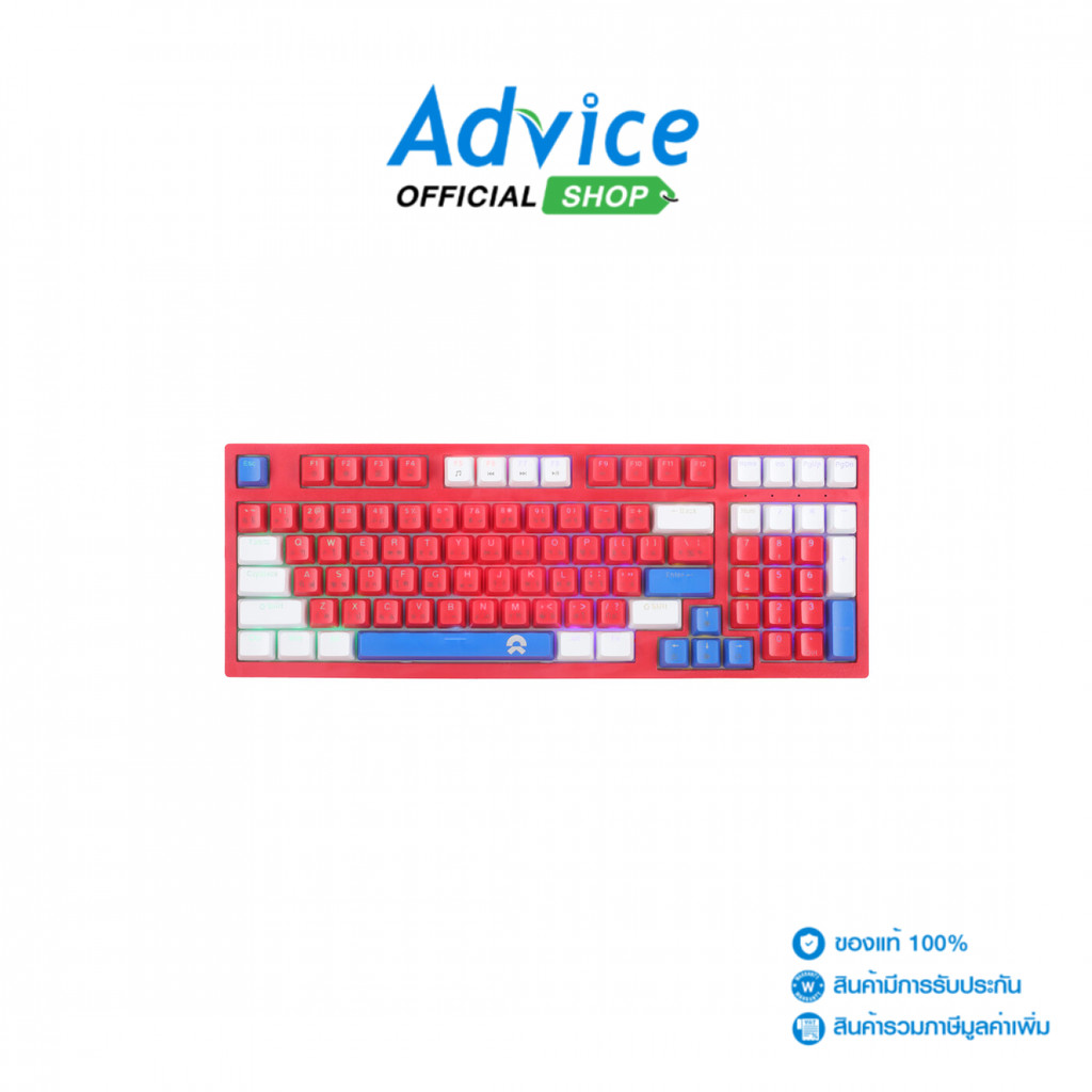 OKER KEYBOARD (คีย์บอร์ด) K98 RED - A0169443