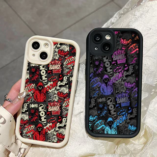 เคสสำหรับ OPPO A5 A3s A12E A7 A5s A12 A12S A11k Realme C1 เคสโทรศัพท์กราฟิตี้สุดเท่