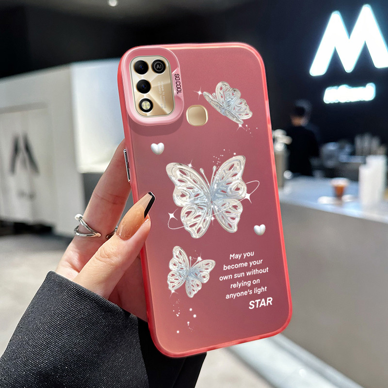 เคสสำหรับ Infinix Hot 9 Play Hot 10 Play Hot 11 Play เคสโทรศัพท์ผีเสื้อ