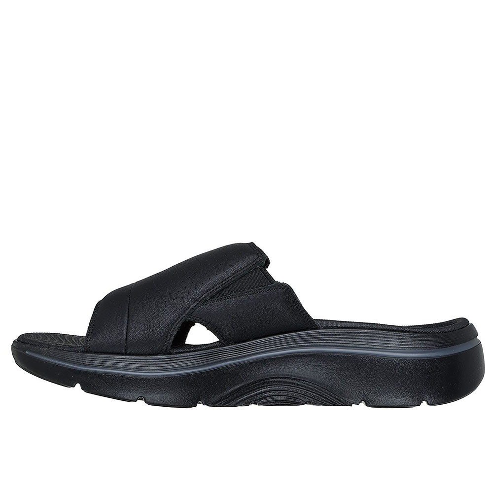 Skechers สเก็ตเชอร์ส รองเท้าแตะผู้ชาย Men On-The-GO GOwalk Arch Fit 2.0 Ultra Span Ii Walking Sandals - 229308-BBK - รูปที่ 4