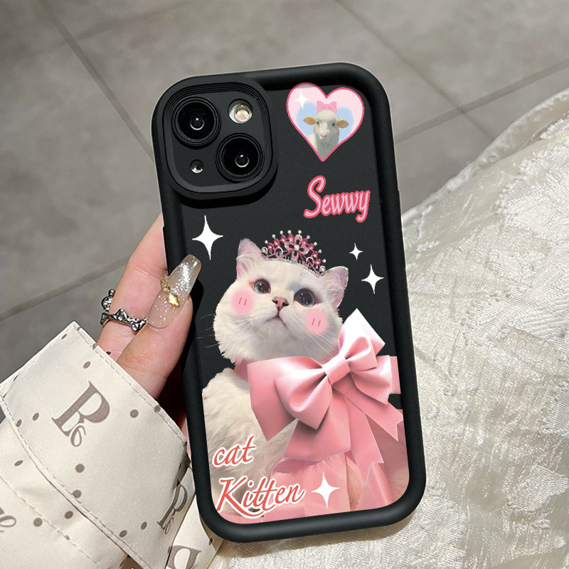 เคสสำหรับ OPPO A53 2020 A33 2020 A53s A32 A94 F19 Pro Reno 5F 5 Lite A11s เคสโทรศัพท์ซิลิโคนกันกระแทกลายแมวน่ารัก ราคา ถูกที่สุด ดีลบีเคเค แกลเลอรีภาพที่ 9