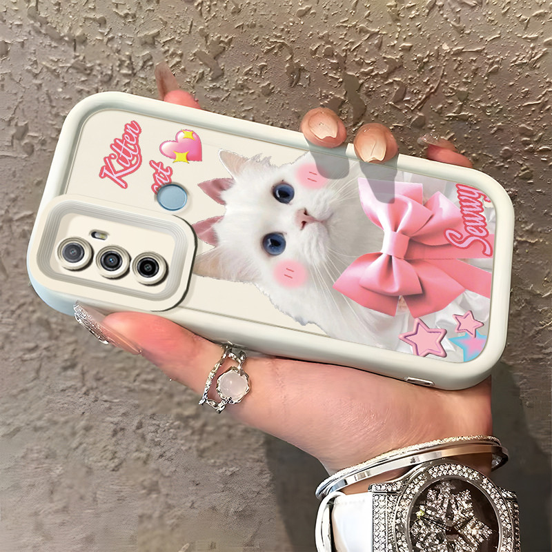 เคสสำหรับ OPPO A53 2020 A33 2020 A53s A32 A94 F19 Pro Reno 5F 5 Lite A11s เคสโทรศัพท์ซิลิโคนกันกระแทกลายแมวน่ารัก ราคา ถูกที่สุด ดีลบีเคเค แกลเลอรีภาพที่ 2