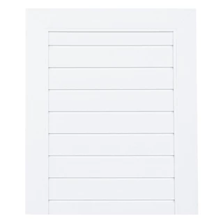 ECO-DOOR ประตูภายนอก UPVC เจาะลูกบิด TLW 80x200 ซม. สีขาว จัดส่งโดย HomePro