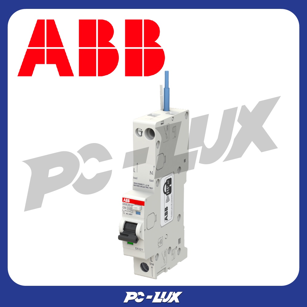 ABB RCBO ป้องกันไฟรั่วกันดูด รุ่น DSE201