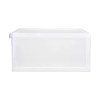 กล่องใส่รองเท้าแบบซ้อนได้ Magnet KASSA HOME รุ่น API-1017-WH ขนาด 37.5 x 28 x 18.3 ซม. สีขาว