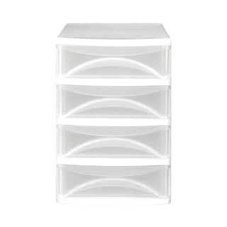 ตู้ลิ้นชักตั้งโต๊ะอเนกประสงค์ 4 ชั้น Micro Box KASSA HOME รุ่น API-1035M4 ขนาด 13 x 17 x 19.3 ซม.