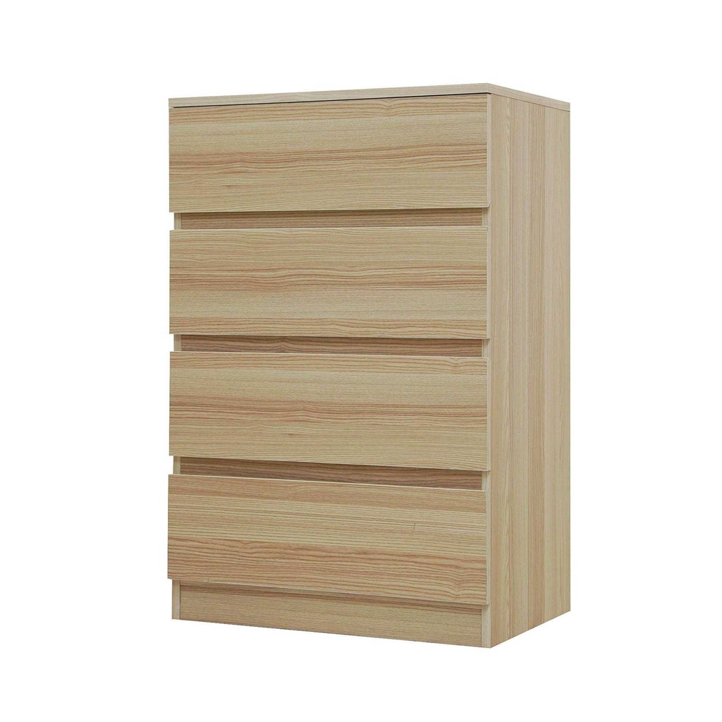ตู้ 4 ลิ้นชัก KASSA ขนาด 59 x 39 x 89 ซม. สีไวท์เมเปิล