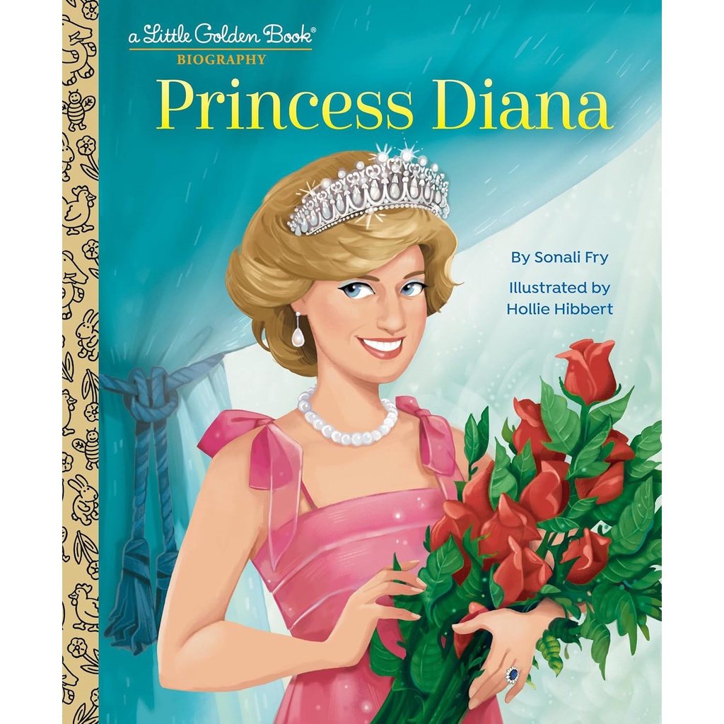PRINCESS DIANA: A LITTLE GOLDEN BOOK BIOGRAPHY (HC) (9780593703854) c321 sut