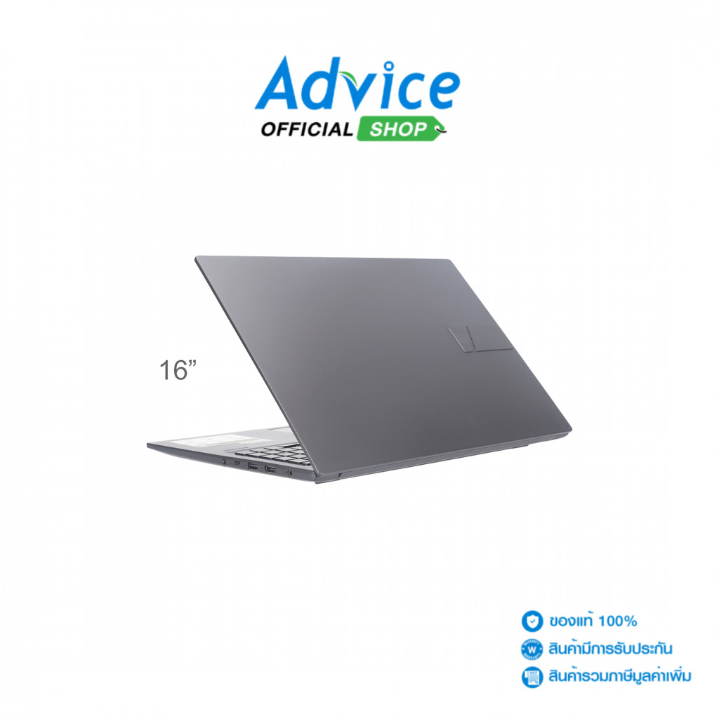 Asus Notebook (โน๊ตบุ๊ค) Vivobook 16X V3605VC-RP515W (Indie Black) - A0169308