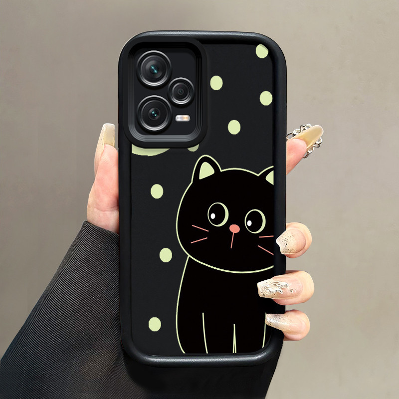 เคสสำหรับ Xiaomi Redmi Note 12 4G Note 12 Pro 5G POCO X5 5G Note 11 Pro 5G Note 11s เคสโทรศัพท์แมวน่ารัก