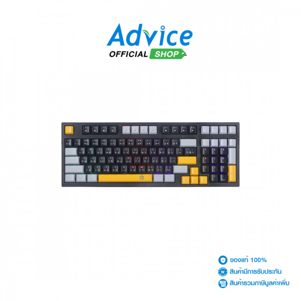 OKER KEYBOARD (คีย์บอร์ด) K98 BLACK - A0169441