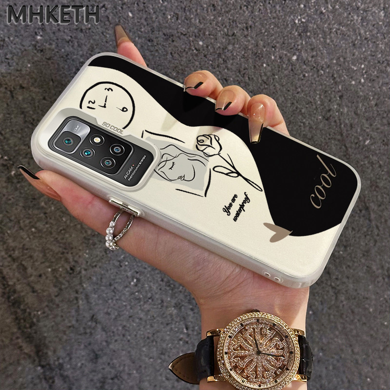 MHKETH เคสสำหรับ Xiaomi Redmi 10 Prime 10C 12C 11A POCO C55 เคสป้องกันโทรศัพท์มือถือ