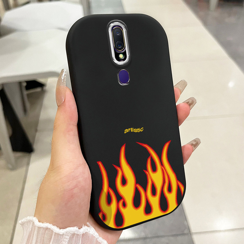 เคสสำหรับ OPPO F11 Pro F9 Pro A7X A9 2019 A9X Realme 2 Pro U1 เคสโทรศัพท์ศิลปะกันกระแทก