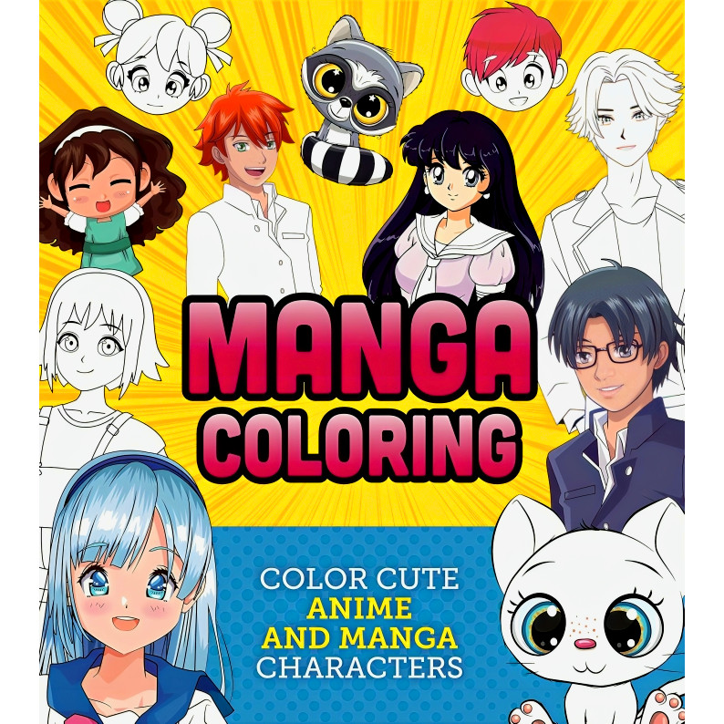 BBW หนังสือ Manga Coloring Book ISBN: 9780785840862