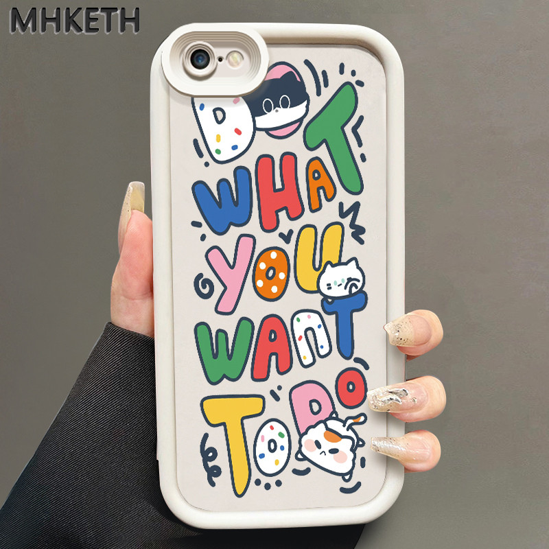 MHKETH เคสสำหรับ iPhone 6 Plus 6s Plus 7 Plus 8 Plus SE 2020 X Xr Xs Max เคสโทรศัพท์มีลายการ์ตูนสัตว์เล็ก