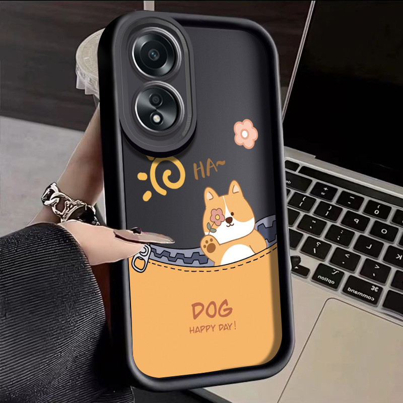 เคสสำหรับ OPPO A58 A78 A58 5G A78 5G A58x 5G A1x A2x A98 5G F23 5G A1 5G เคสโทรศัพท์สัตว์น่ารักกันกร