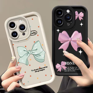 MHKEID เคสสำหรับ OPPO Reno 5 4G Reno 5 5G Reno 5K 5G เคสป้องกันโทรศัพท์ตกลายโบว์สีชมพู