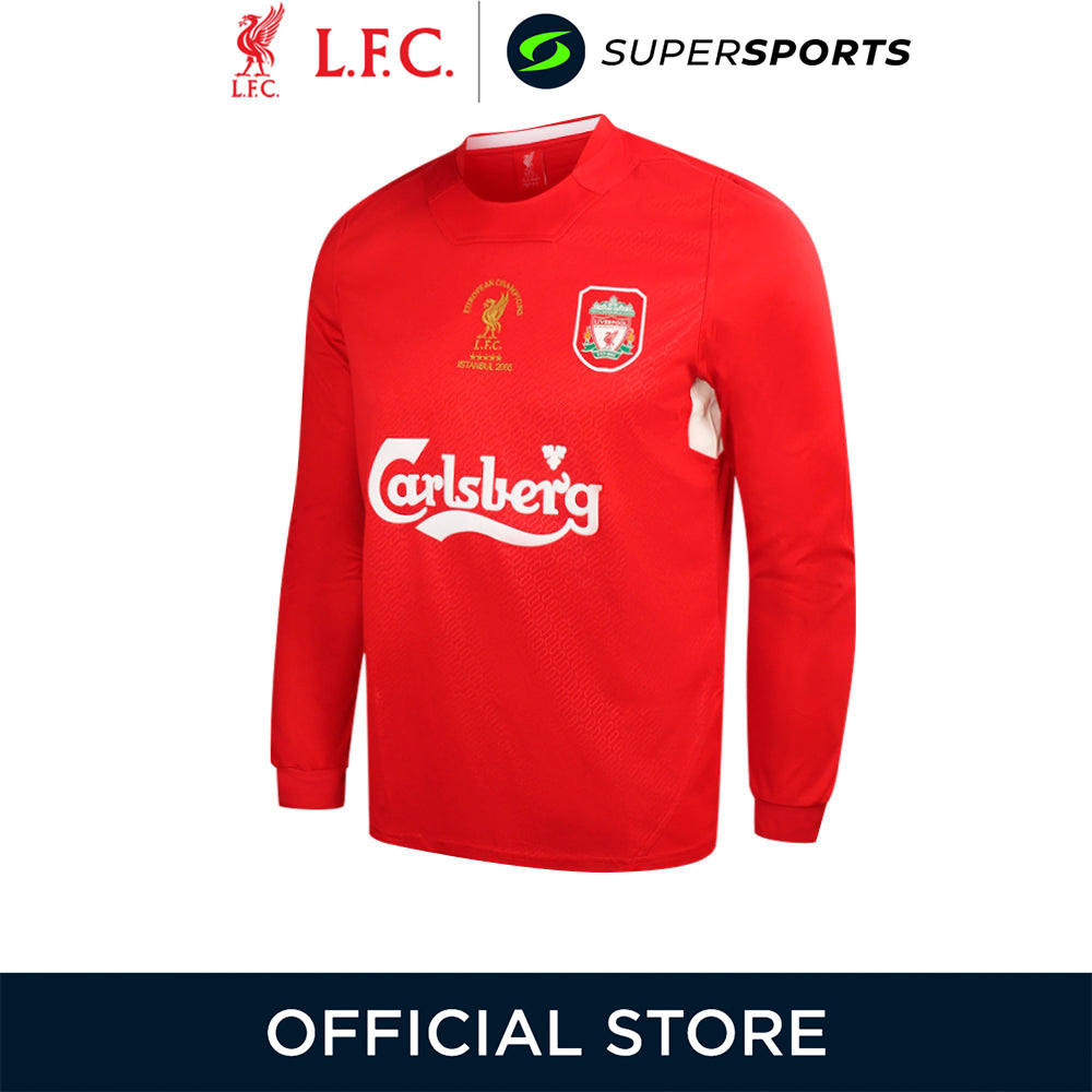 LIVERPOOL FOOTBALL CLUB Retro 2005 Istanbul เสื้อฟุตบอลผู้ชาย