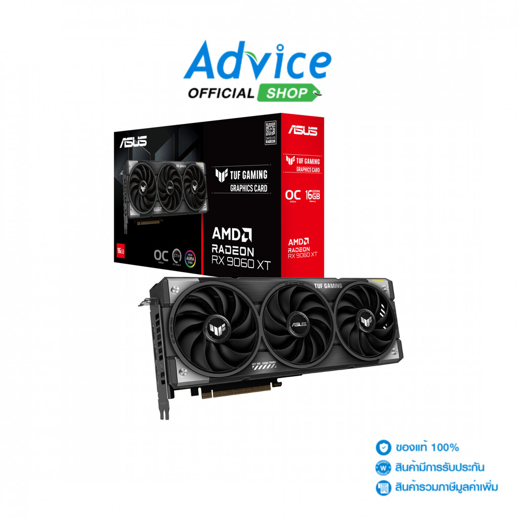 ASUS VGA RADEON RX 9060XT TUF O16G GAMING - 16GB GDDR6 - A0170066