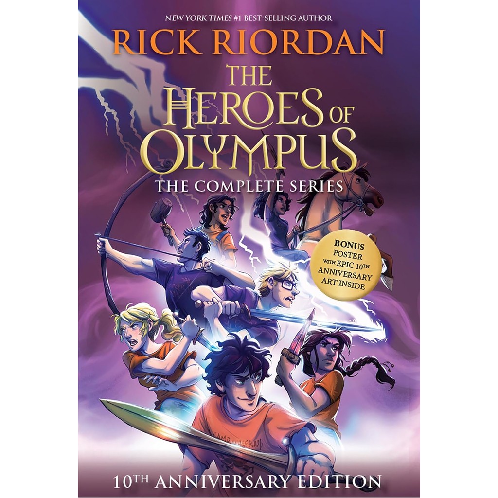 New Release Book Heroes of Olympus Paperback Boxed Set, The-10th Anniversary Edition (The Heroes of 
