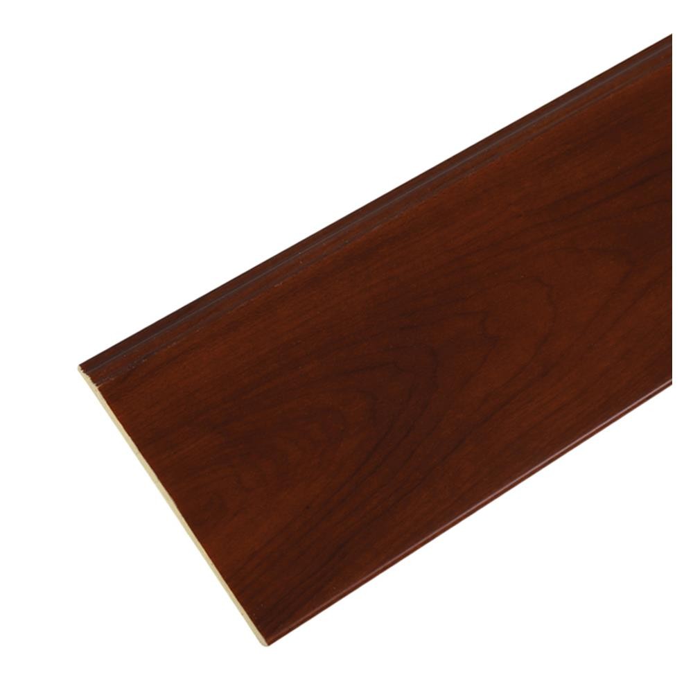 CROBERN บัวพื้น PS LD-3405 9x300x0.7 ซม. สีสัก จัดส่งโดย HomePro