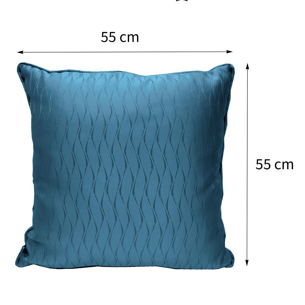 HOME LIVING STYLE หมอนอิง LARRY 22X22 นิ้ว สีน้ำเงิน จัดส่งโดย HomePro - รูปที่ 4