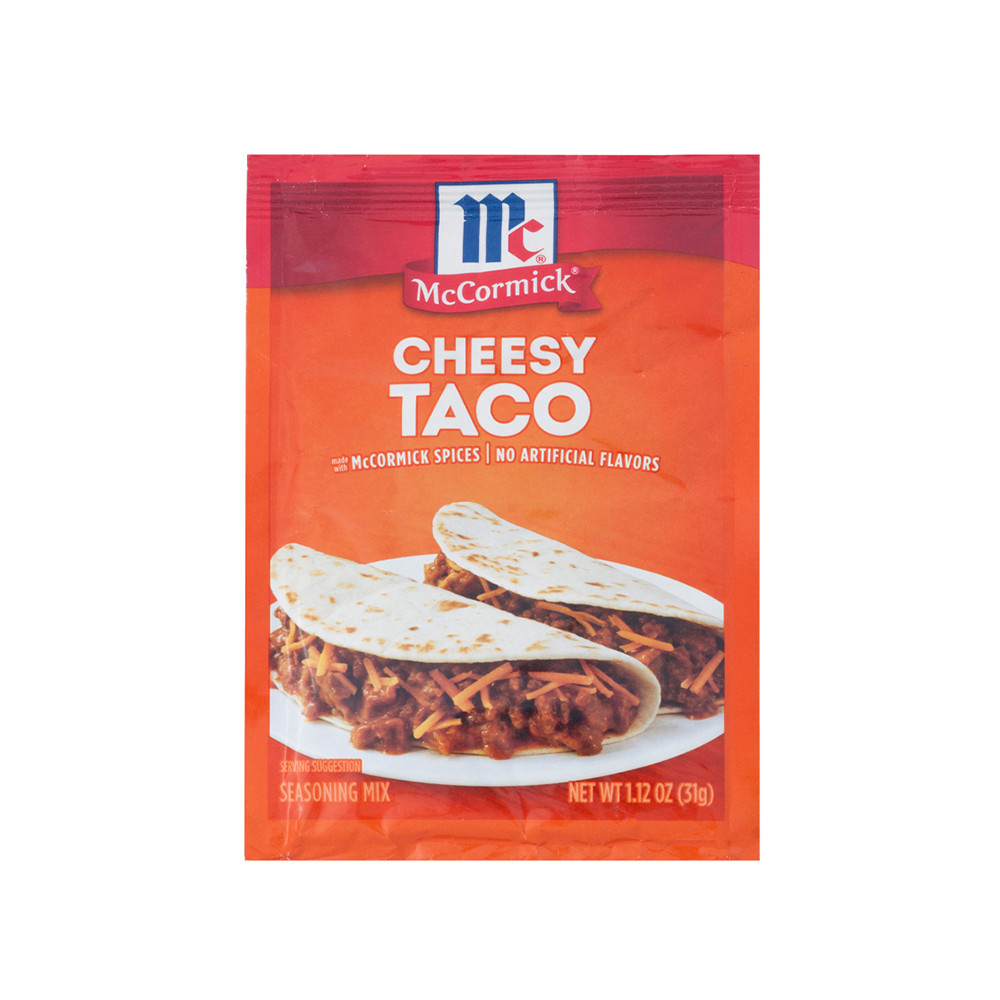 ช็อปเลย 📌 แม็คคอร์มิค ชีสซี่ ทาโก้ 31 กรัม 📞 MCCORMICK CHESSY TACO 31 G. 💌 เครื่องปรุงรสและเครื่องเท