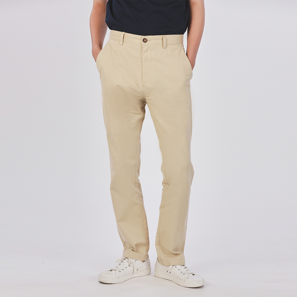 John Henry กางเกงผู้ชายขายาว ทรงปกติ รุ่น JH S524MPTRG12 - สีเบจ