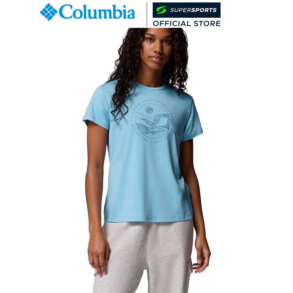 COLUMBIA Sloan Ridge™ Technical Graphic เสื้อยืดผู้หญิง
