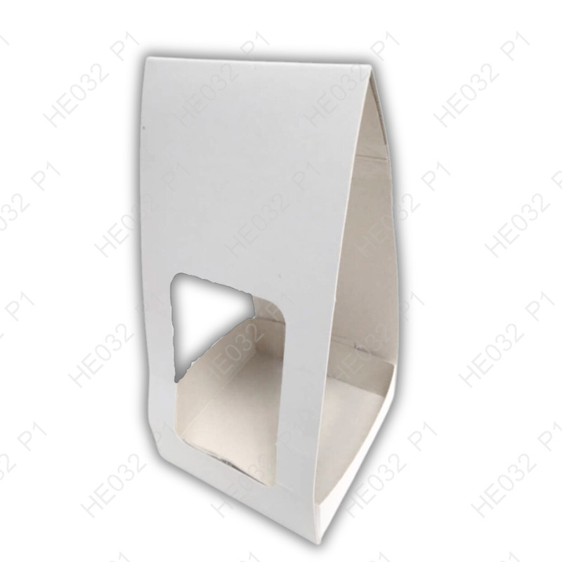 แจ็คเก็ตถุง8นิ้วนิ้วขาวเจาะ8 นิ้ว(1แพ็คย่อย X10ใบ)|HE032_S_P1