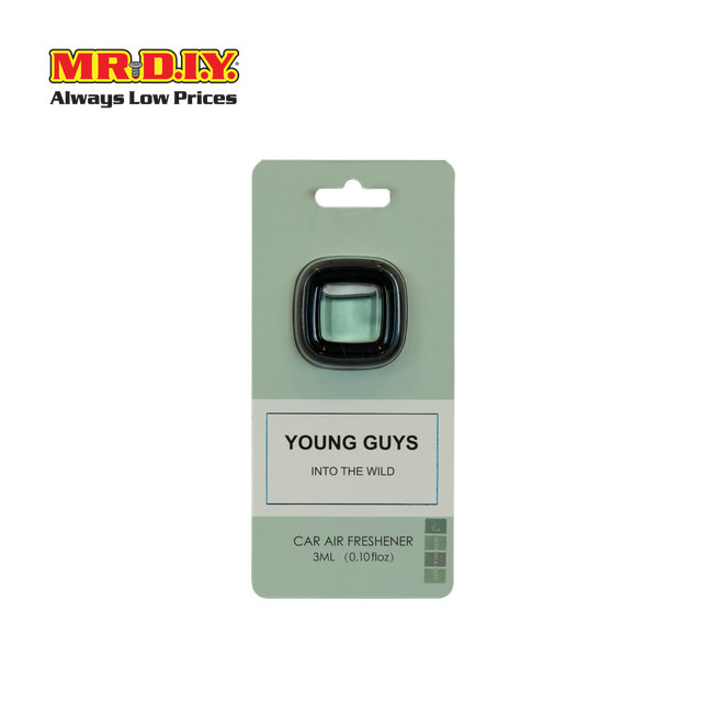 Young Guys น้ำหอมปรับอากาศในรถยนต์ กลิ่น Into The Wild 3 มล. 1 ชิ้น_9004695