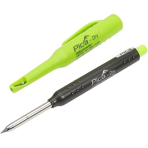 [Direct from JP] Pika Marker "Dry" Mechanical Pencil for Construction, 2.8mm Round Lead, Black 2B, 3