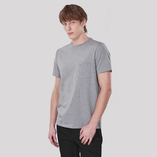 John Henry เสื้อยืดผู้ชาย ทรงเข้ารูป รุ่น JH F425MTSSM11 - สีเทาท็อปดาย