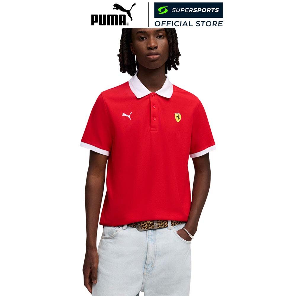 PUMA Scuderia Ferrari Pique เสื้อโปโลผู้ชาย