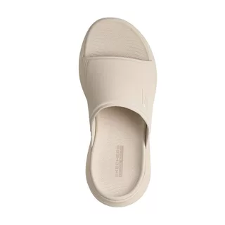 Skechers สเก็ตเชอร์ส รองเท้าแตะผู้หญิง Women On-The-GO Max Cushioning Endeavour Walking Sandals - 141725-NAT (latest)