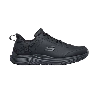 Skechers สเก็ตเชอร์ส รองเท้าทำงานผู้ชาย Men Online Exclusive Slip-Ins Work Corart Falan Work Shoes - 200388-BLK (latest)