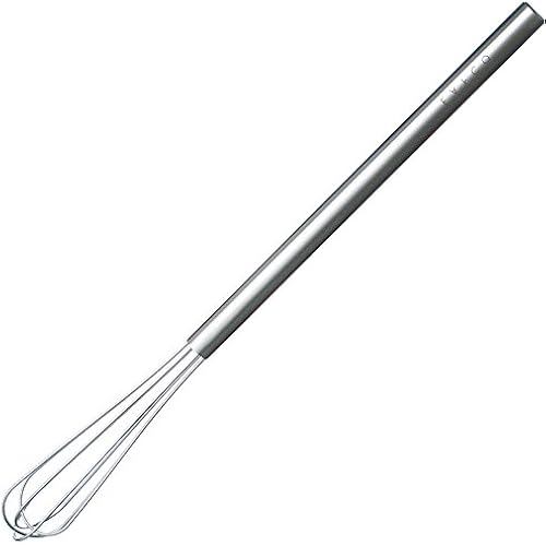 Yoshikawa EA to CO Mazelu Slim whisk, 25.6cm long, made in Japan, stainless steel AS0034