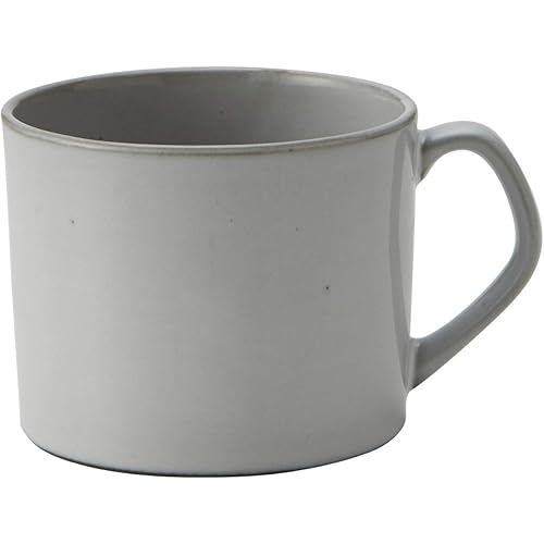 TAMAKI Mug Kalan Gray 11.5cm dia. x 8.9cm deep 7.2cm high 300ml Microwave and dishwasher safe Made i