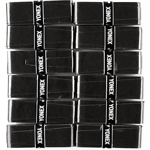 YONEX Wet Super Grip Tape 12 Pack Overgrip AC102-12EX ... Black