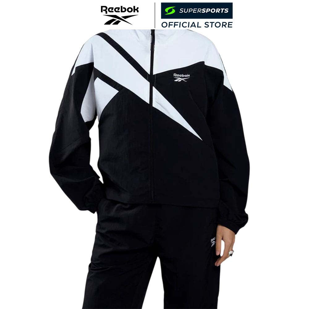 Áo khoác nữ viền hở biểu tượng Reebok
